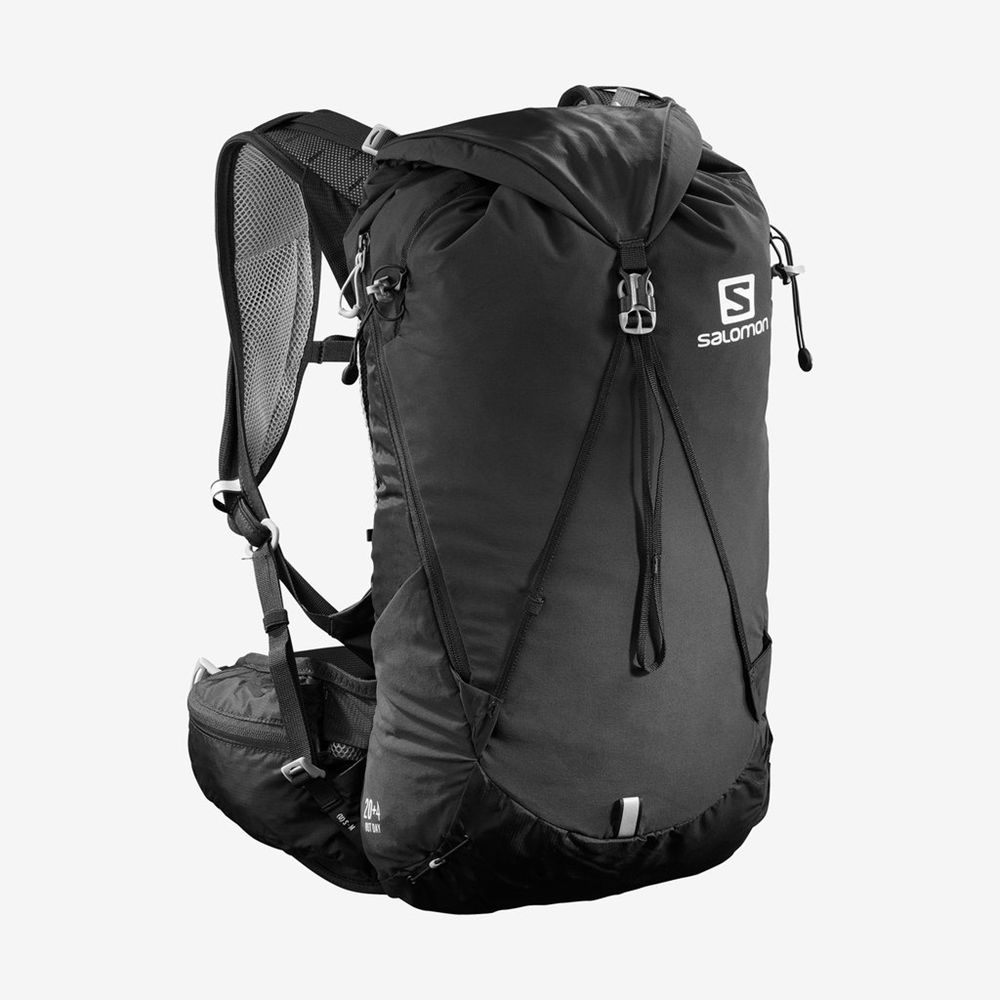 Mochilas Salomon Hombre Negras - Salomon Argentina OUT DAY 20+4 ,107425-ZMO